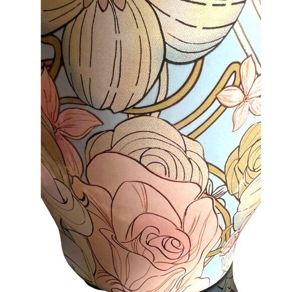 DISNEY Enchanted Beauty Mug Belle Retired Collectible Ceramic Pastel Floral - Picture 14 of 16